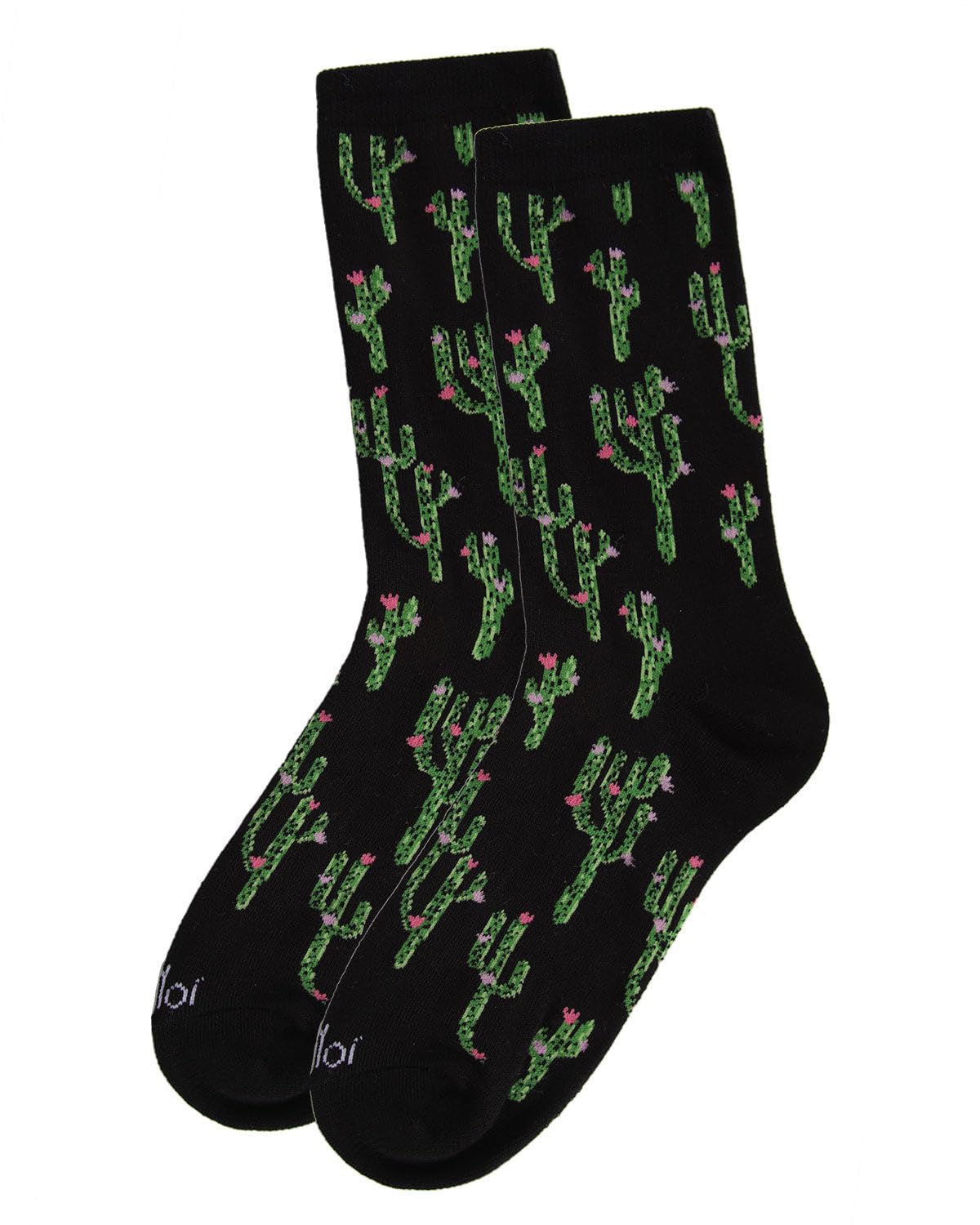 MeMoi Cactus Ryan Blend Crew Socks - Comfortable Cotton Ankle Socks for Men & Women - Perfect for Casual Wear, Gifts, and Outdoor Activities