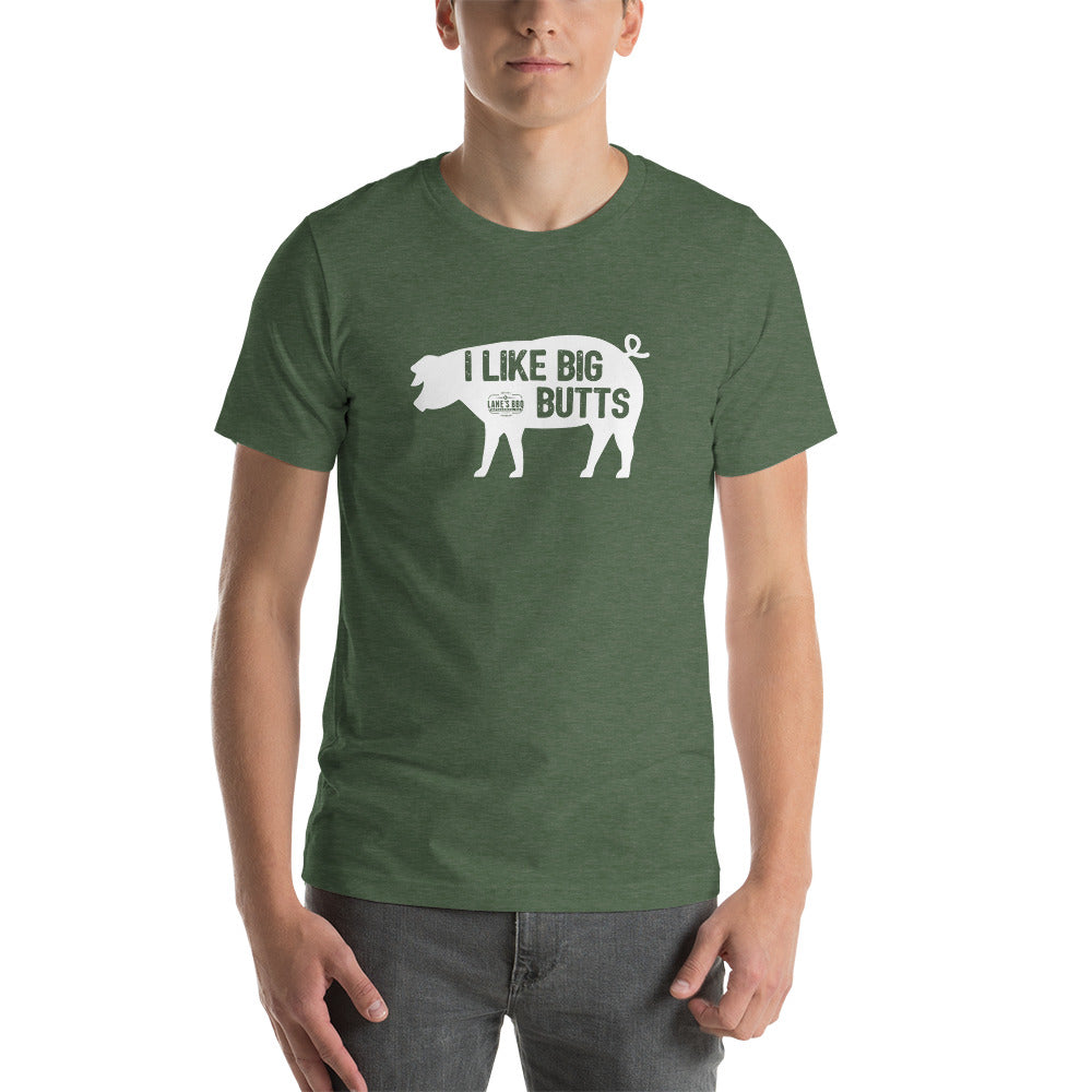 Funny I Like Big Butts Graphic T-Shirt - Trendy Humor Tee for Men & Women - Perfect for Parties, Concerts and Casual Wear