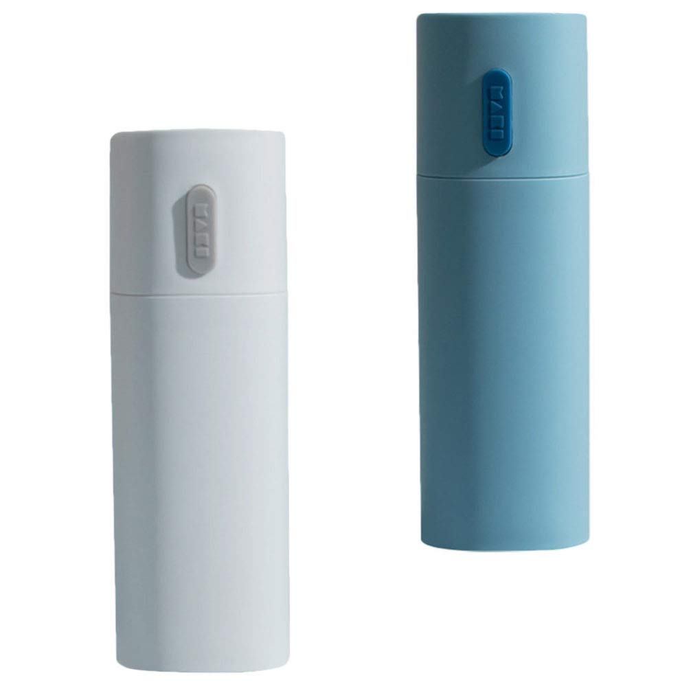 2-Pack Travel Toothbrush Holder Set with Toothpaste Case - Portable Dental Kit for Camping, Gym, and Business Trips - Compact Toothbrush Storage Case for On-the-Go Oral Care