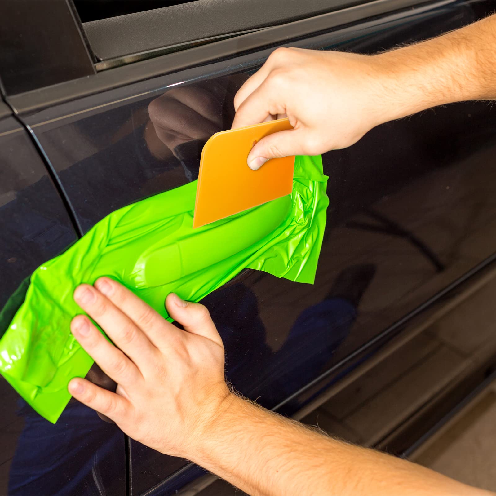 Kathfly 200-Pack 4 Inch Reusable Plastic Body Filler Spreaders - Automotive Paint Scrapers for Car Body Fillers, Putties & Paint Tools - Perfect for Auto Repair, DIY Projects & Professional Bodywork
