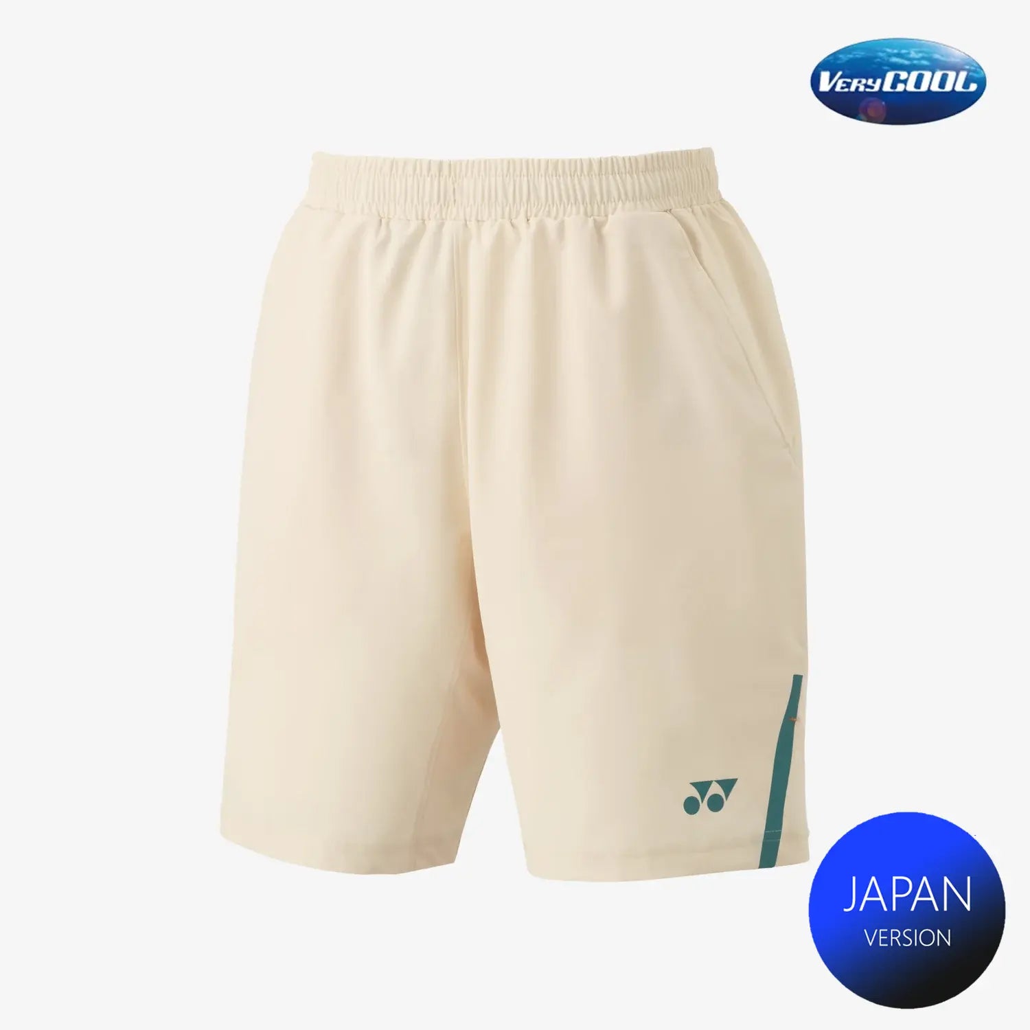 Yonex Men's Tennis Shorts 15163 - Breathable Athletic Shorts for Running & Training (Sand) - Perfect for Gym, Sports & Casual Wear