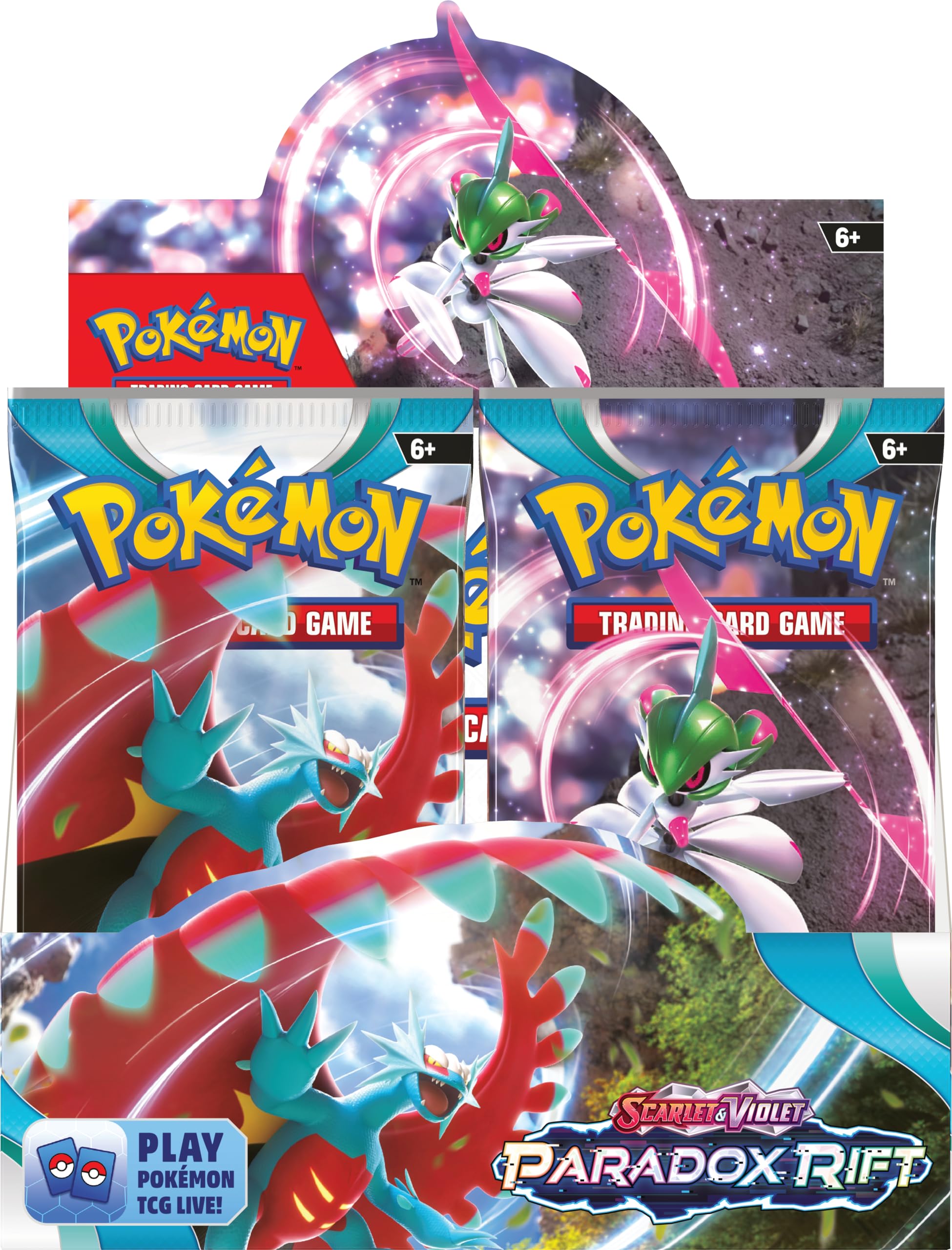 Pokemon TCG: Scarlet & Violet Paradox RIFT Booster Display Box - 36 Packs for Collectors & Players | Perfect for Tournaments, Trading & Gift Giving