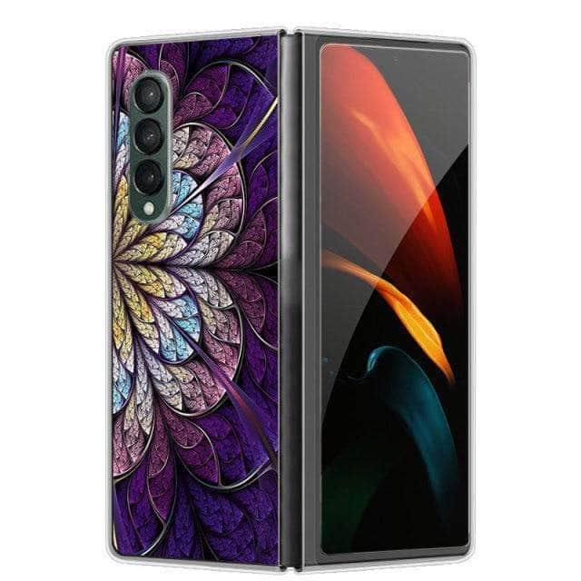 Durable Hard Plastic Galaxy Z Fold 3 5G Case with Stylish Design - Perfect for Everyday Protection & Gaming