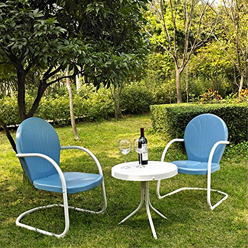 Premium Griffith Metal Outdoor Furniture Set - Durable & Stylish Patio Seating for Backyard, Garden & Poolside Relaxation | Weather-Resistant Design with Classic Charm | Perfect for Outdoor Entertaining & Lounging
