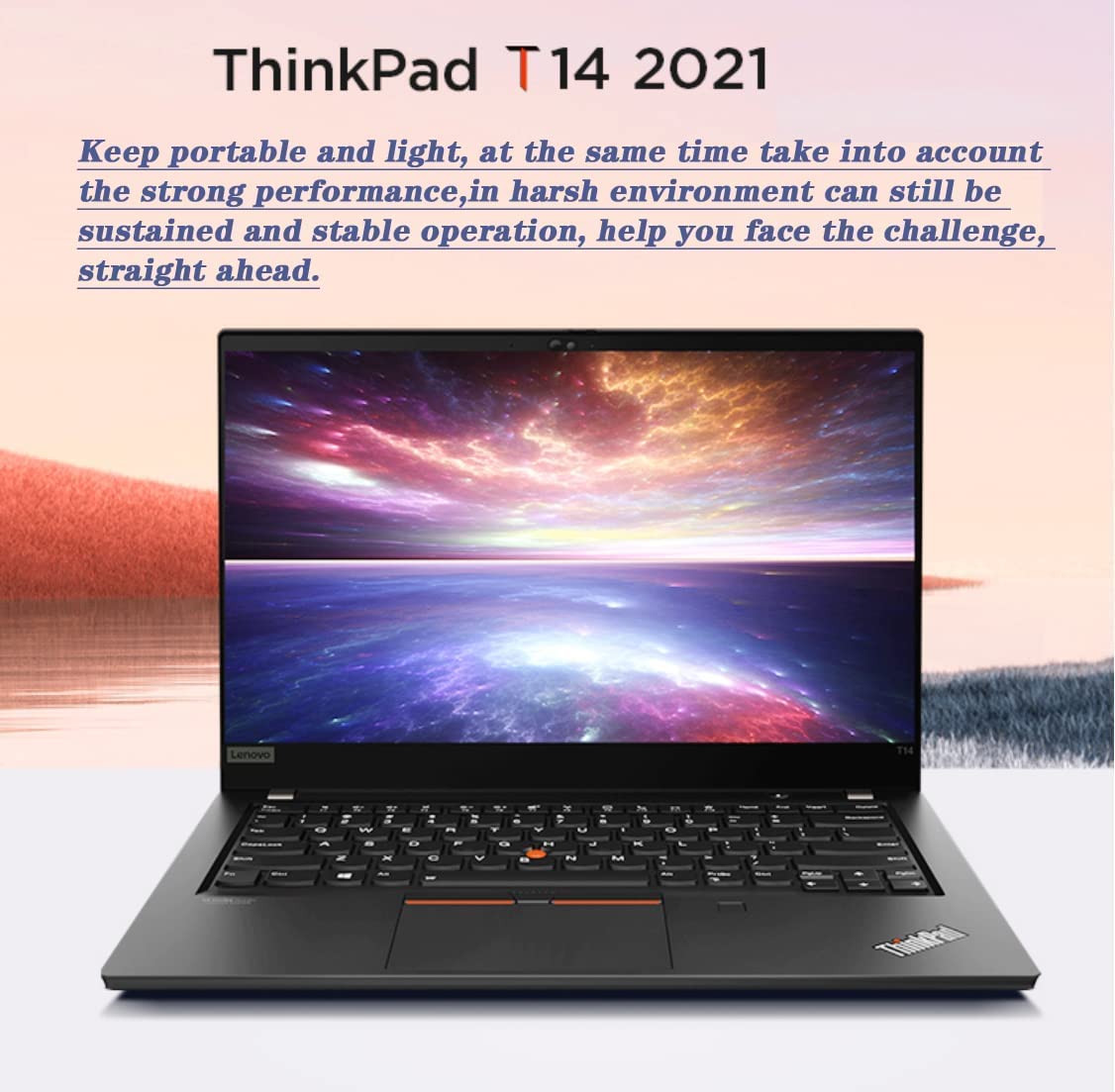 Lenovo ThinkPad T14 Slim Business Laptop - AMD Ryzen 5 Pro 4650U, 14