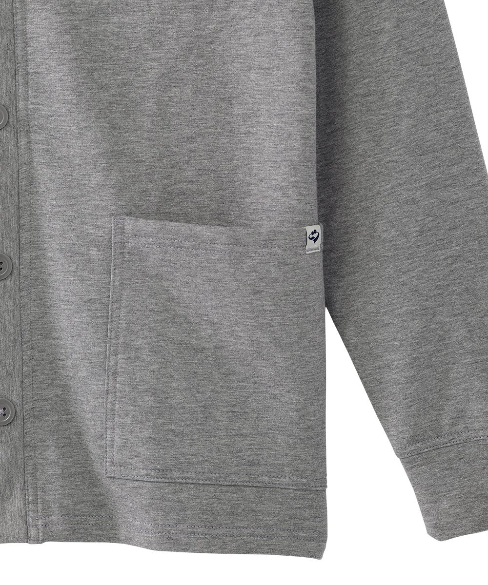 Women's Soft Fleece Open Back Cardigan - Cozy Winter Loungewear for Relaxing at Home or Casual Outings