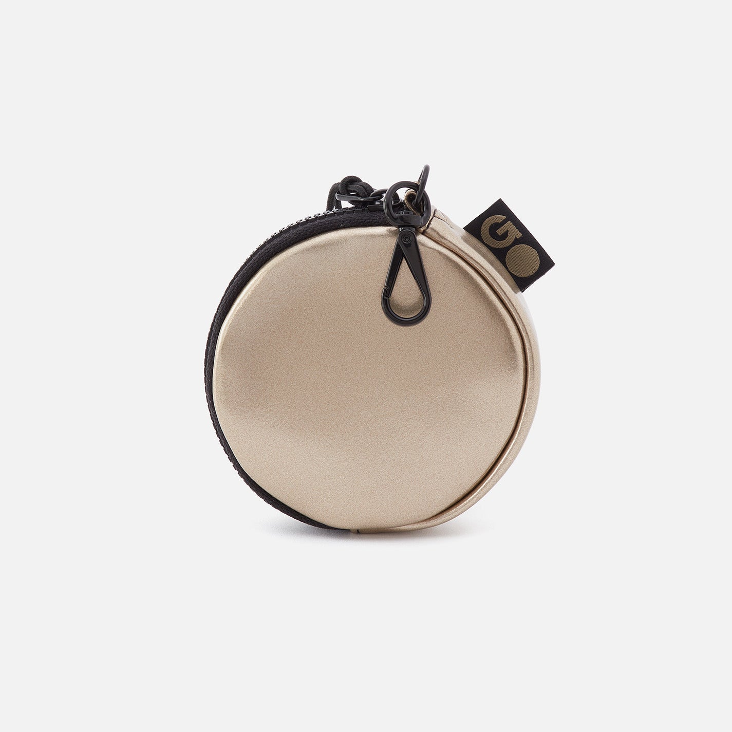 TAG ALONG EverShine Nylon Clip-On Bag in Coffee Gold Metallic - Perfect for Travel, Work & Everyday Use