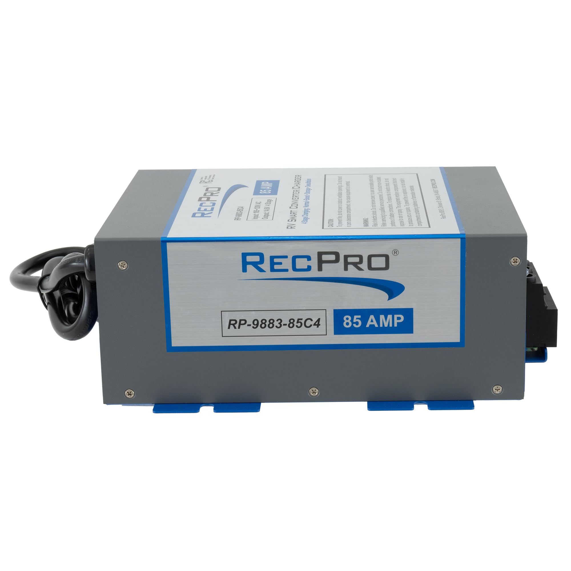 RecPro RV Converter 85 Amp - 4 Stage Smart RV Power Converter & Battery Charger | 120VAC to 12VDC | 13V-16.5V Operating Range | Perfect for RV Camping & Off-Grid Power Solutions