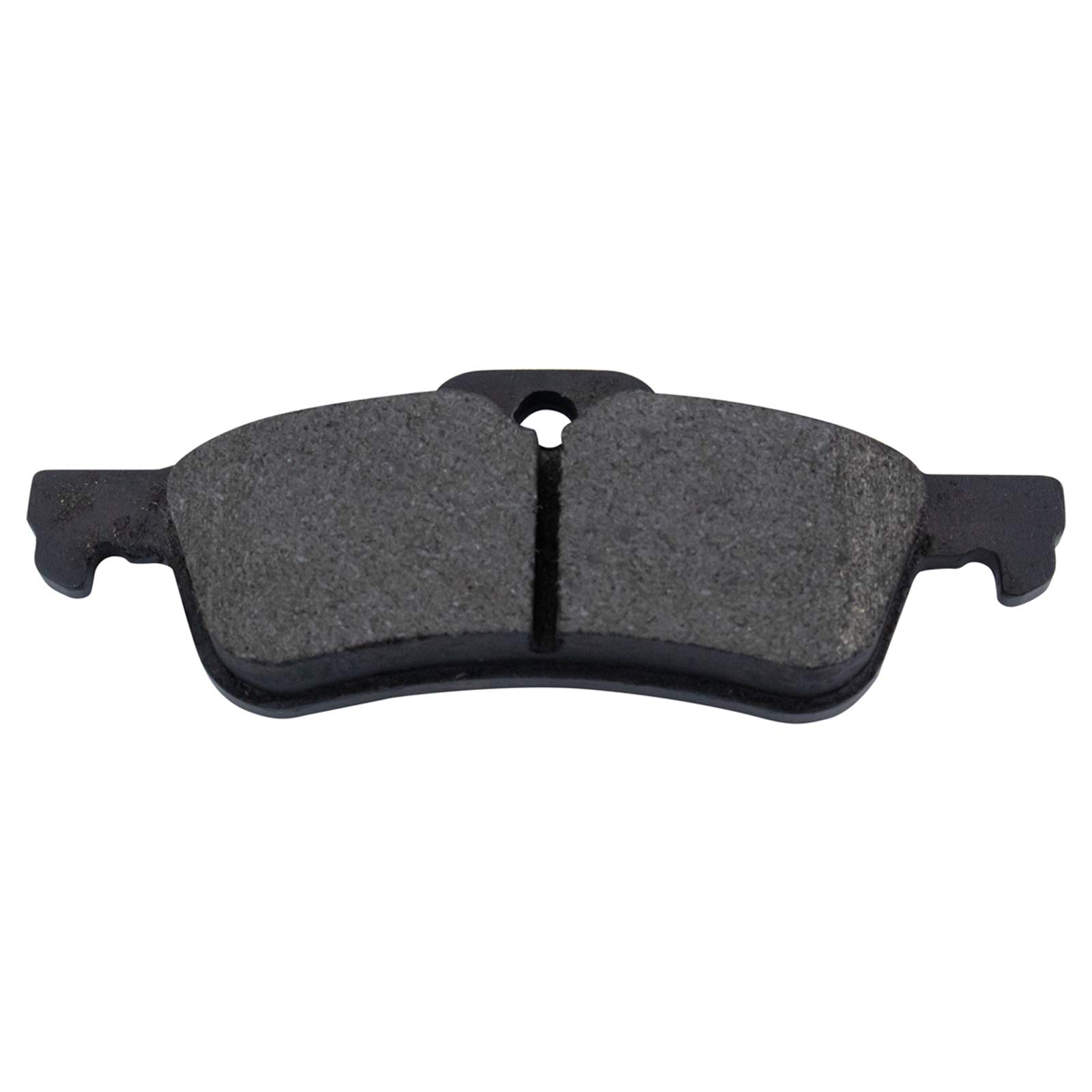 TRQ Rear Performance Brake Pad & Rotor Kit - Semi-Metallic Solid Premium G-Coated - Compatible with 2007-2008 Mini Cooper - Perfect for High-Performance Driving & Daily Commutes