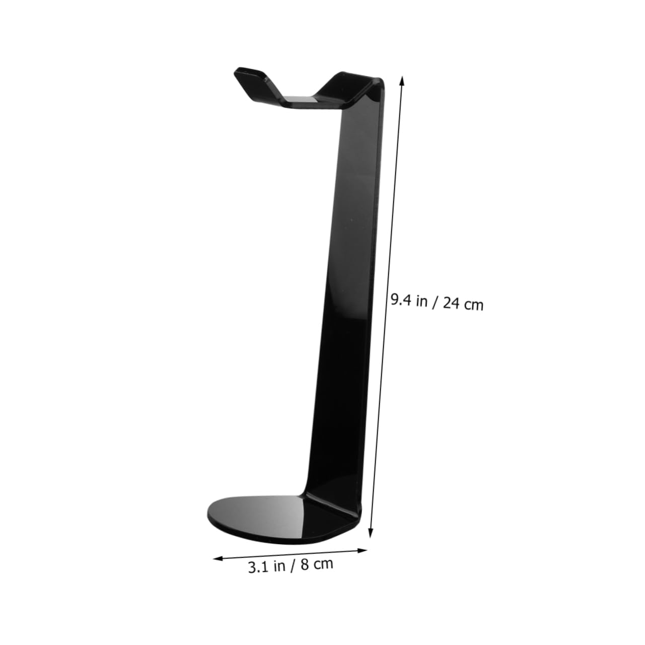 LIFKOME Acrylic Headset Stand with Mount - Premium Headphone Holder & Display Rack for Gaming, Office, and Studio Use - Organize Headsets in Style