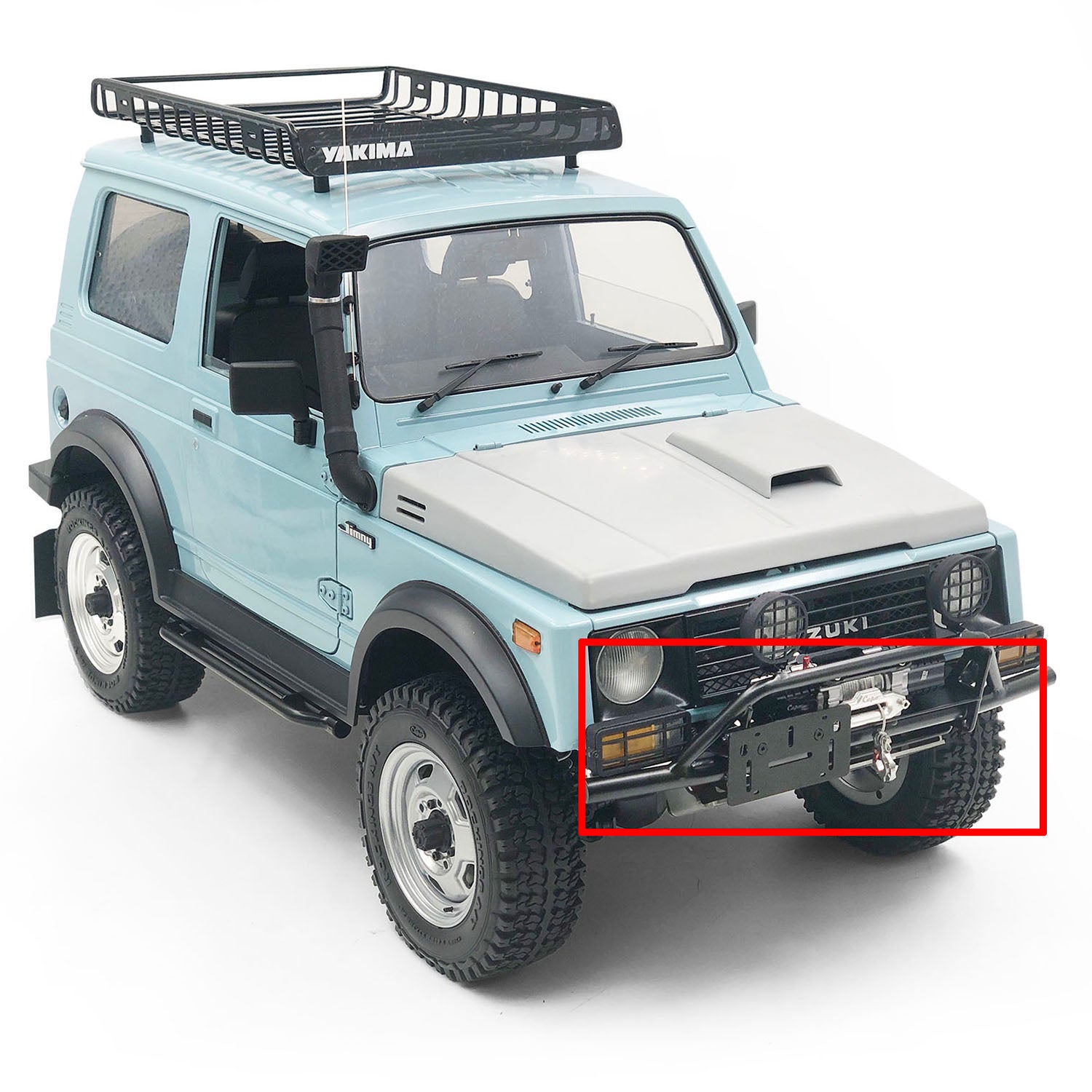 1/6 Scale Capo Sixer1 RC Off-Road Crawler Car Front Bumper Metal Tube Replacement Part - DIY Upgrade for Remote Control Model Cars | Perfect for Crawling, Rock Racing & Outdoor Adventure Scenes