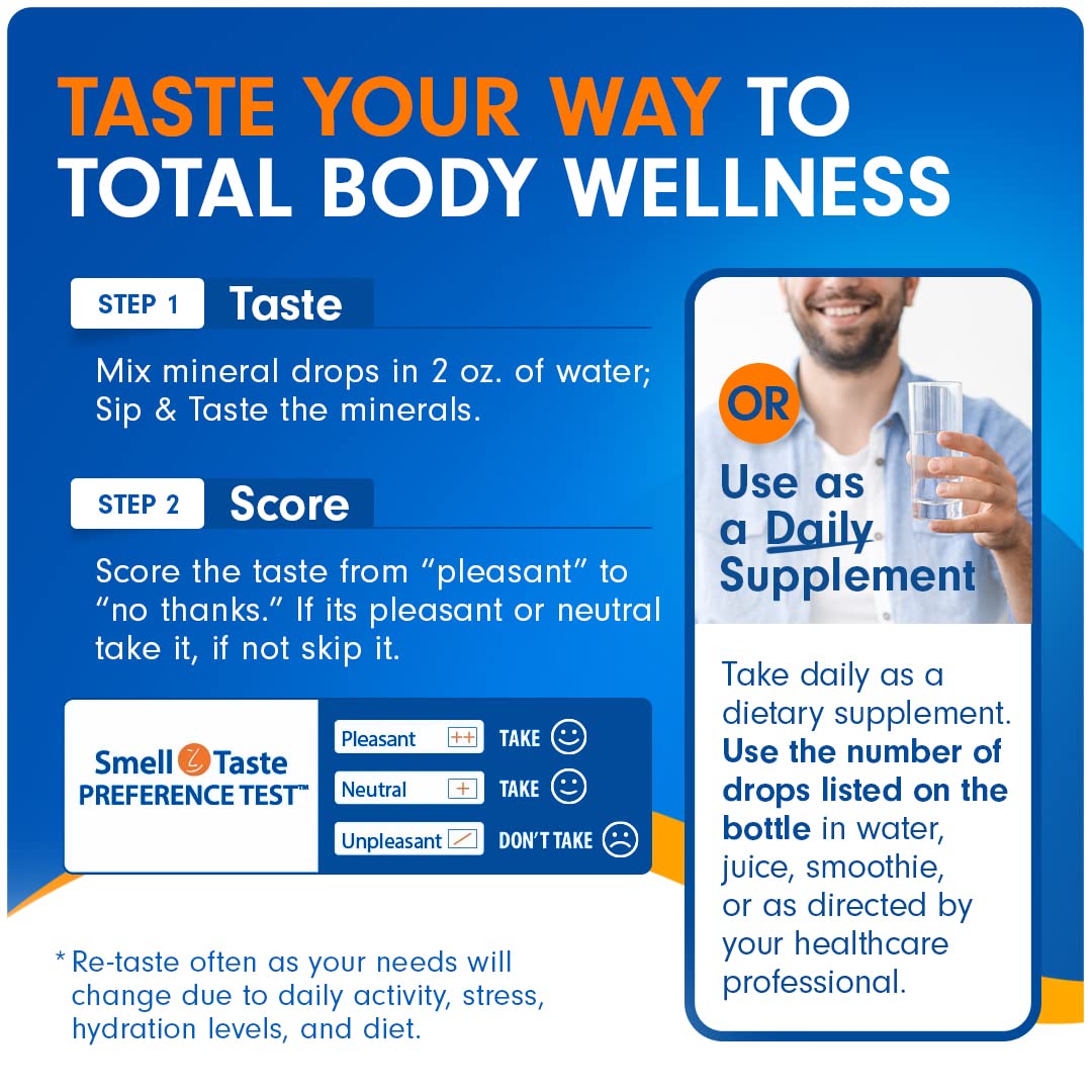 Lyte Balance Taste N' Score Liquid Minerals Kit - 6 Pack (2 oz Bottles) | 100% Pure Dietary Supplements with Potassium, Zinc, Manganese, Copper, Chromium & Magnesium | Boost Energy, Support Immunity & Enhance Metabolism for Active Lifestyles