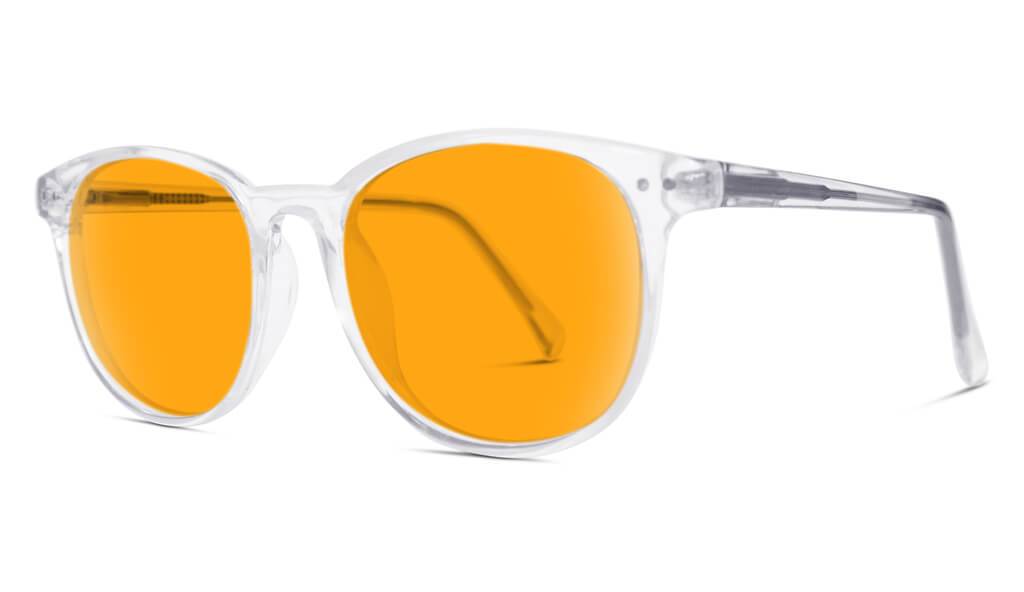 SunDown Billie Blue Light Blocking Glasses - Crystal Clear Lenses for Reading & Screen Time - Reduce Eye Strain & Improve Sleep for Work, Study & Gaming