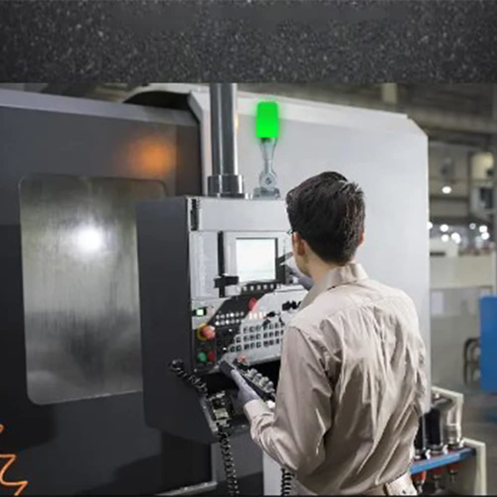 24V 3W LED Tower Warning Lights - Red/Green Industrial Signal Beacon for Residential Areas
