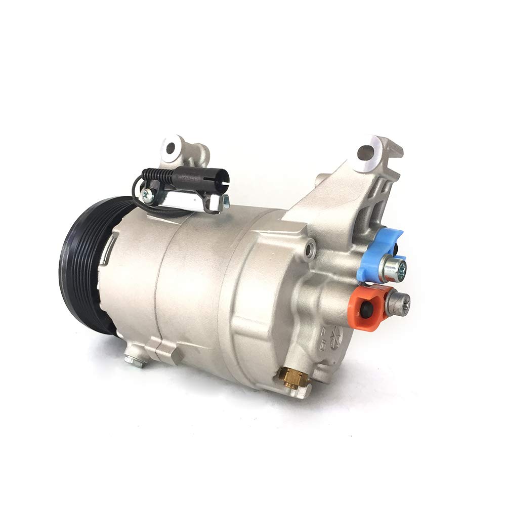 TBVECHI AC Compressor with Clutch - Compatible with Mini Cooper 2002-2006, 2003, 2004 L4 1.6L (Part# 97275) | Replacement Air Conditioner Compressor for Cooling System Repair | Perfect for Summer Driving & Road Trips
