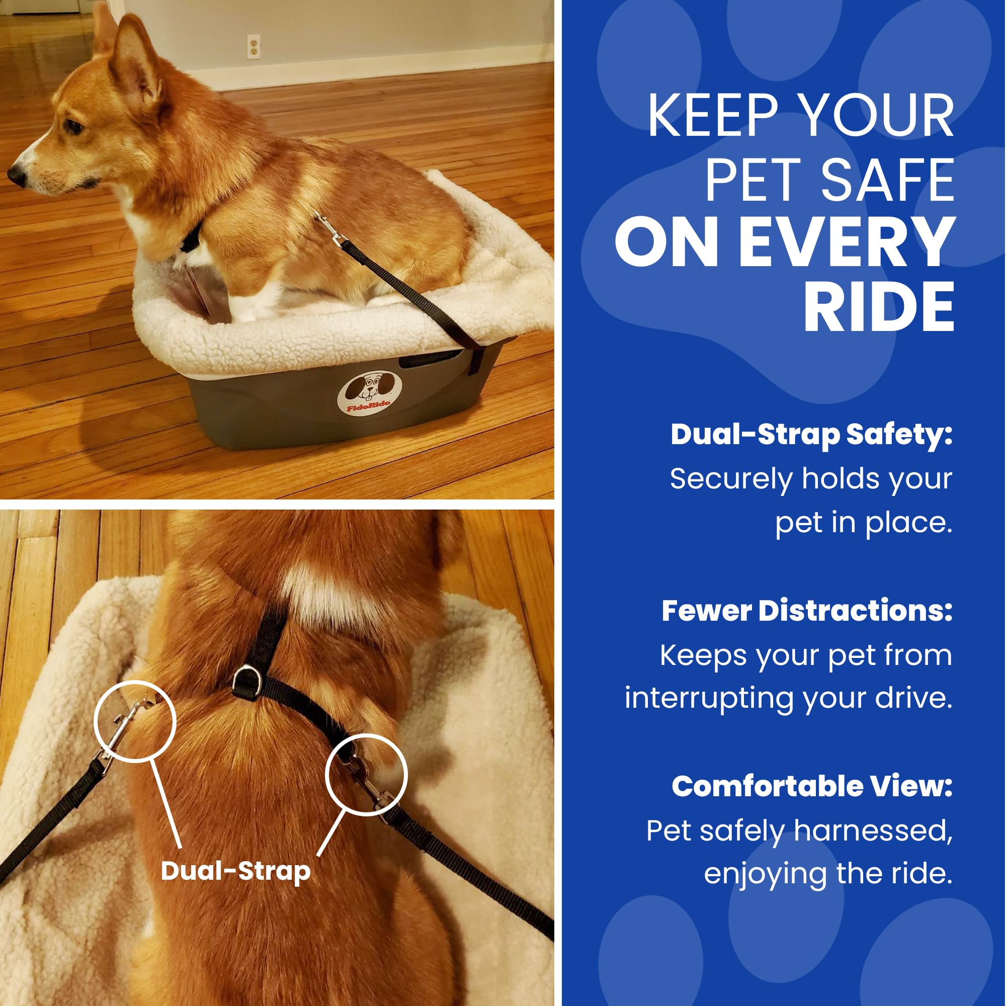 **Pink Diva Dog Car Seat - Comfortable Pet Booster Seat with Sherpa Cover & Safety Straps for Small to Large Dogs - Easy Install, Travel-Friendly - Perfect for Road Trips & Vet Visits**