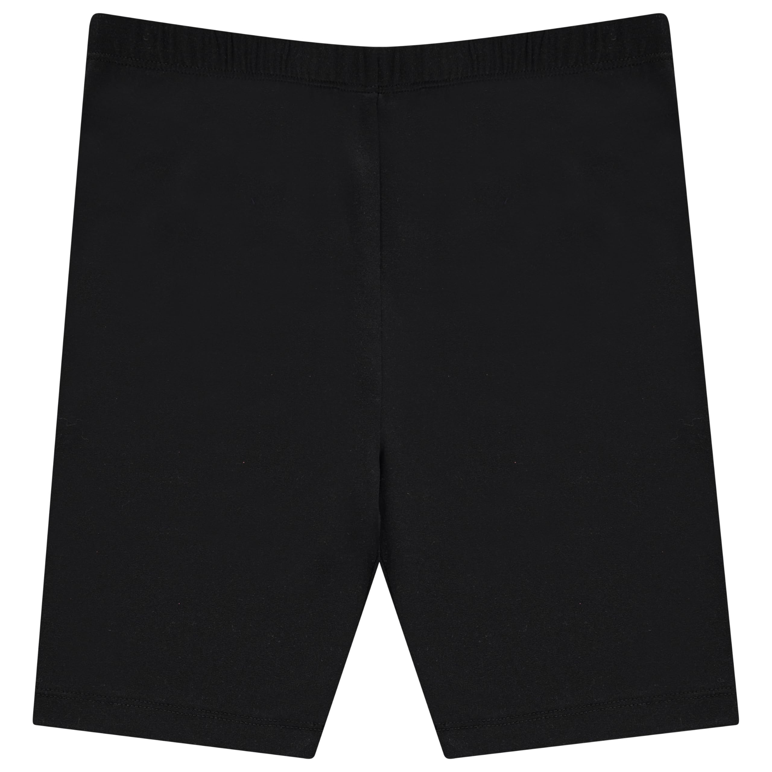 BTween Girls 4 Pack Athletic Bike Shorts - High Waist Workout Shorts for Running, Yoga & Gym - Soft Breathable Activewear for Teen Girls - Perfect for Sports, Fitness & Casual Wear
