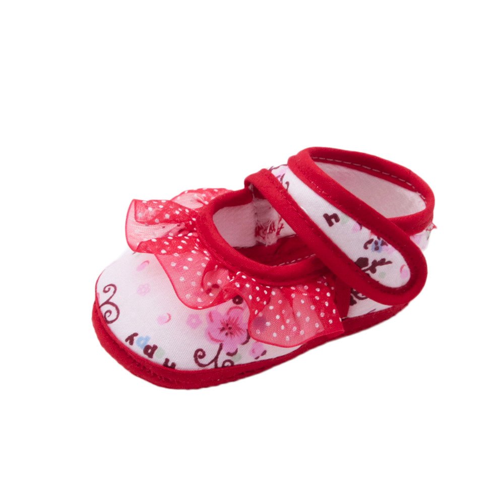 Gaoqi Neutral Lightweight Baby Shoes for Boys & Girls - Breathable Outdoor Sports Sneakers for Toddlers & Kids (Red) - Perfect for Playground, Running, and Casual Wear