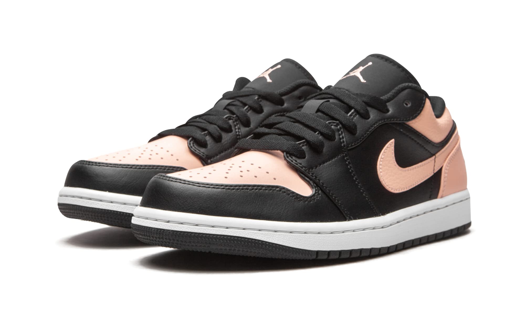 Jordan Men's Air 1 Low Sneakers 553558-034 Crimson Tint - Size 9 | Classic Basketball Shoes for Casual Wear & Street Style