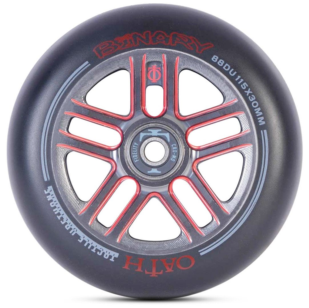 Oath Binary Wheels 30mm Wide - High-Performance Skateboard Wheels for Smooth Riding & Tricks | Perfect for Street Skating & Park Rides