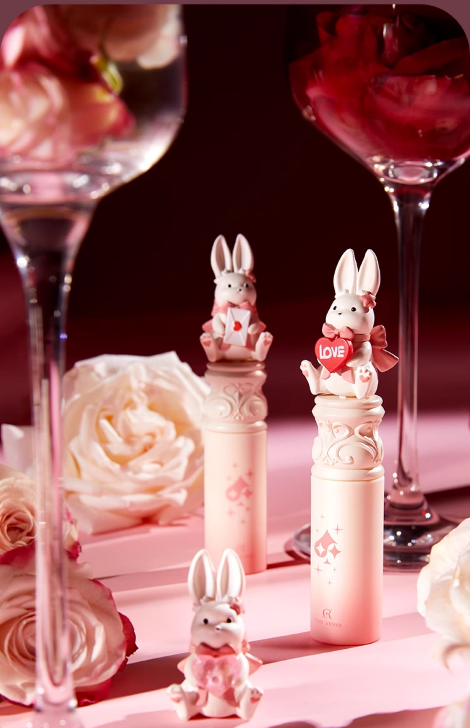 Limited Edition Cute Bunny Lip Cream - Moisturizing & Long Lasting Tinted Lip Balm for Soft Lips | Perfect for Valentine's Day Gifts & Everyday Lip Care