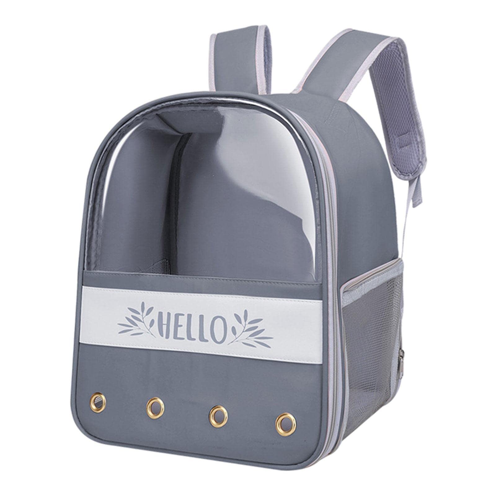 **Enakshi Durable Pet Carrier Backpack for Dogs & Cats – Soft Travel Tote Bag for Small Pets, Rabbits – Lightweight & Comfortable (Gray) – Perfect for Air Travel, Hiking, Vet Visits & Outdoor Adventures**