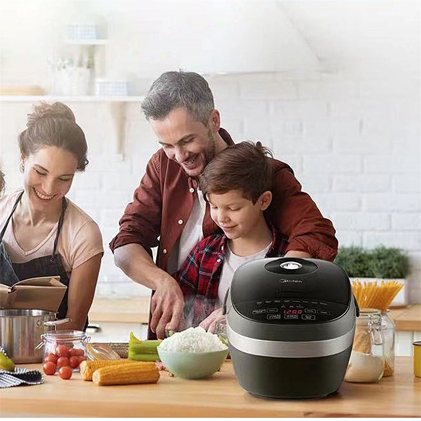 Healthy Low Carb Rice Cooker - 12-Hour Keep Warm & Fast Cooking, Perfect for Keto & Low-Carb Diets | Ideal for Home, Office & Dorm Use