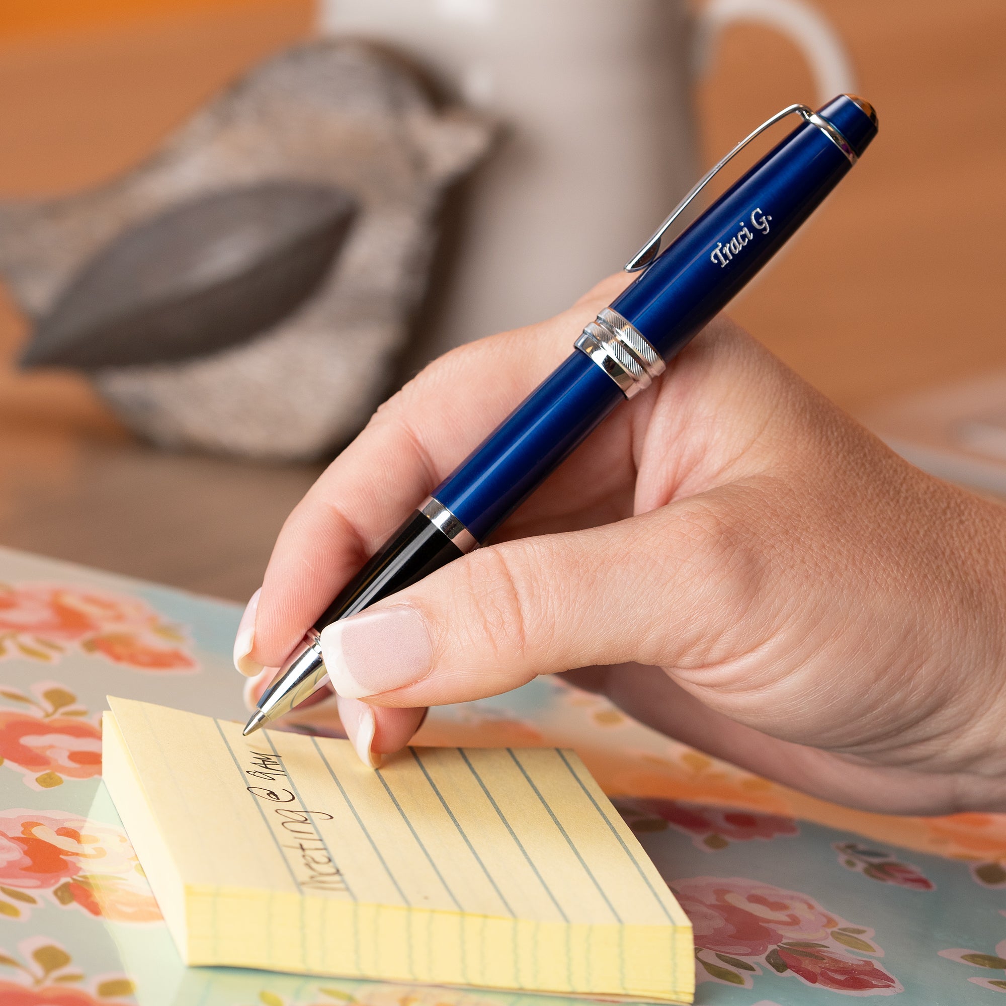 Cross Bailey Blue Lacquer Selectip Rolling Ball Pen - Premium Writing Instrument for Office, School & Journaling - Smooth Ink Flow for Everyday Use