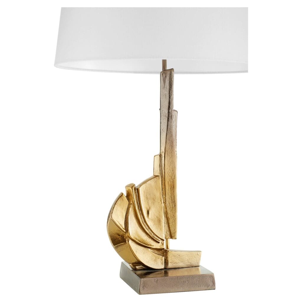 Crescendo Table Lamp by Cyan Design - Antique Brass Finish for Living Room, Bedroom & Office Decor
