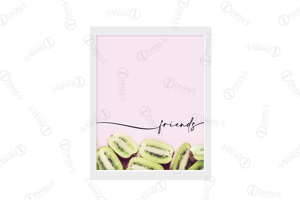 Kiwi Be Friends Digital Artwork Download - Cute Kiwi Bird Wall Decor for Kids Room, Nursery, or Office - Perfect for Home Decor, Gifts, and DIY Projects