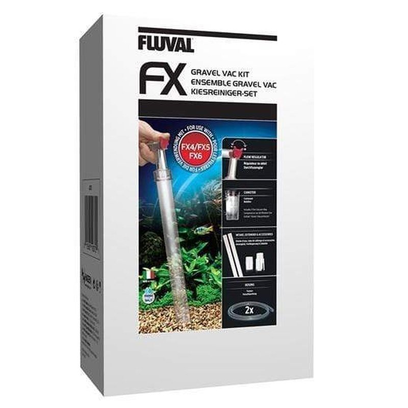 Fluval FX Gravel Cleaner Kit - Aquarium Vacuum Cleaner for Fish Tank Maintenance - Perfect for Freshwater & Saltwater Tanks