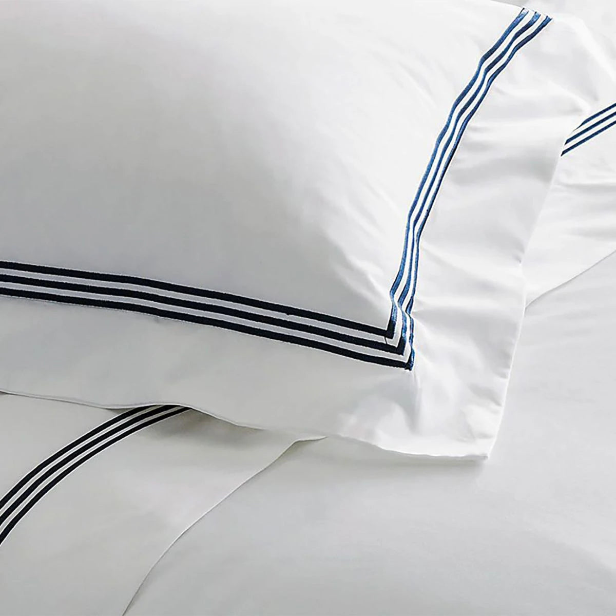 Sheridan 1200 Thread Count Palais Midnight European Pillowcase - Luxury Bedding for Master Bedroom & Guest Room Decor
