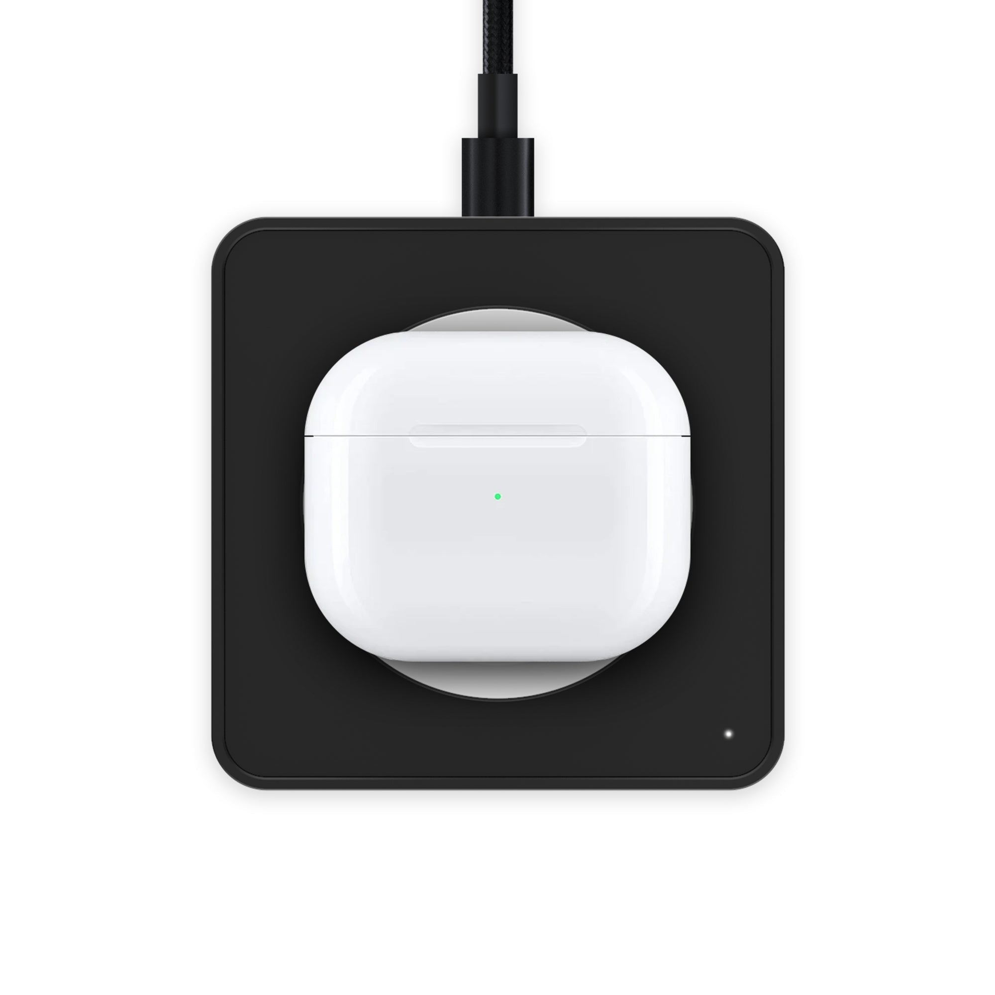 Fast Wireless Charging Pad with MagSafe® - Matte Black Qi-Certified Charger for iPhone 14/13/12 Series | Perfect for Home, Office & Car Use