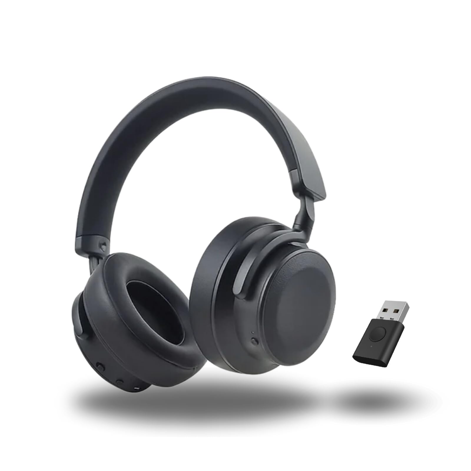 EchoBeatz Wireless Bluetooth Headphones with Auracast - Over-Ear Active Noise Cancelling (ANC), Ultra Low Latency for Gaming & Movies, Comfortable for Travel, Work & Office Use - Perfect for Commuting, Studying & Entertainment