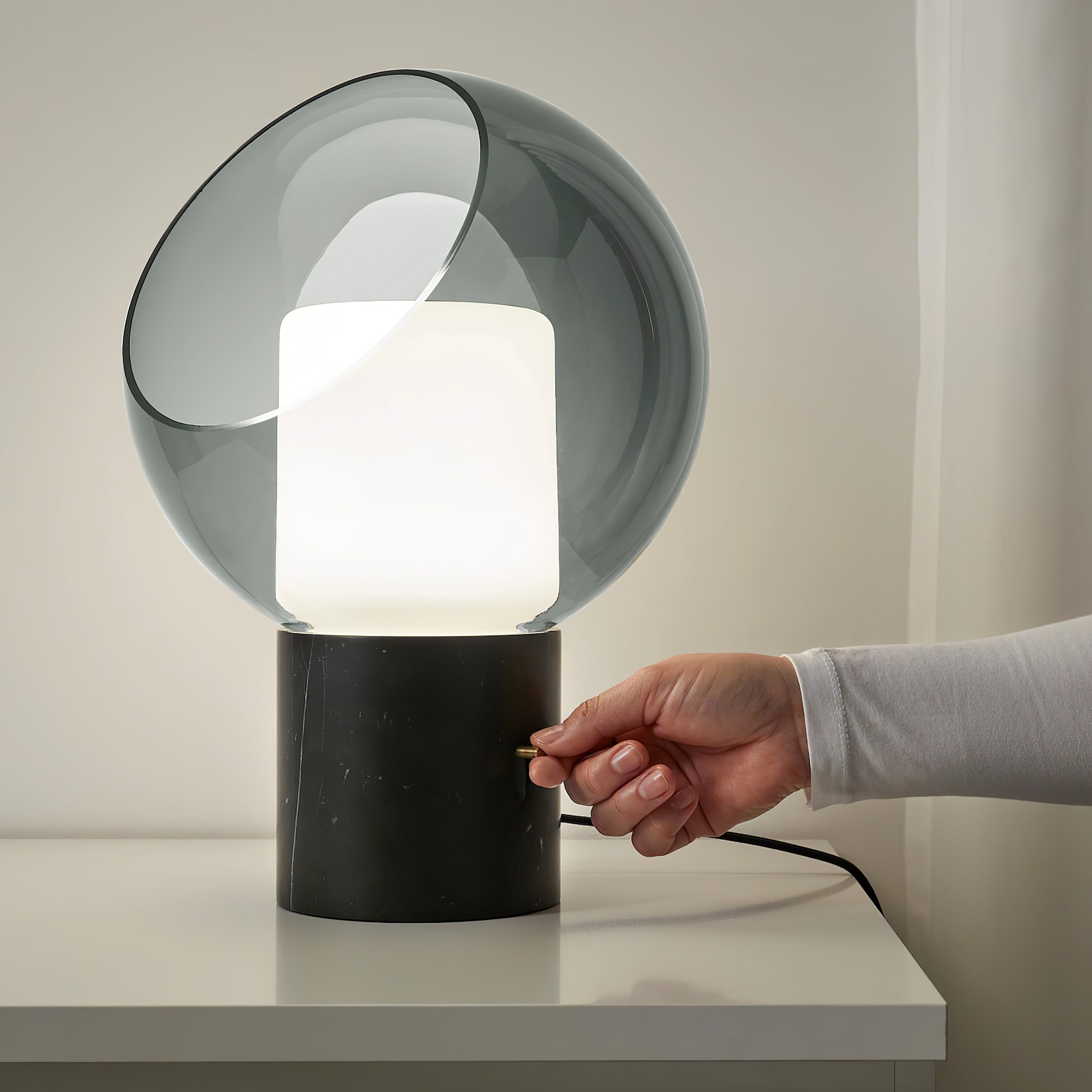 Evedal Table Lamp - Modern LED Desk Light with Adjustable Brightness for Bedroom, Office & Study Room - Perfect for Reading, Working & Relaxing