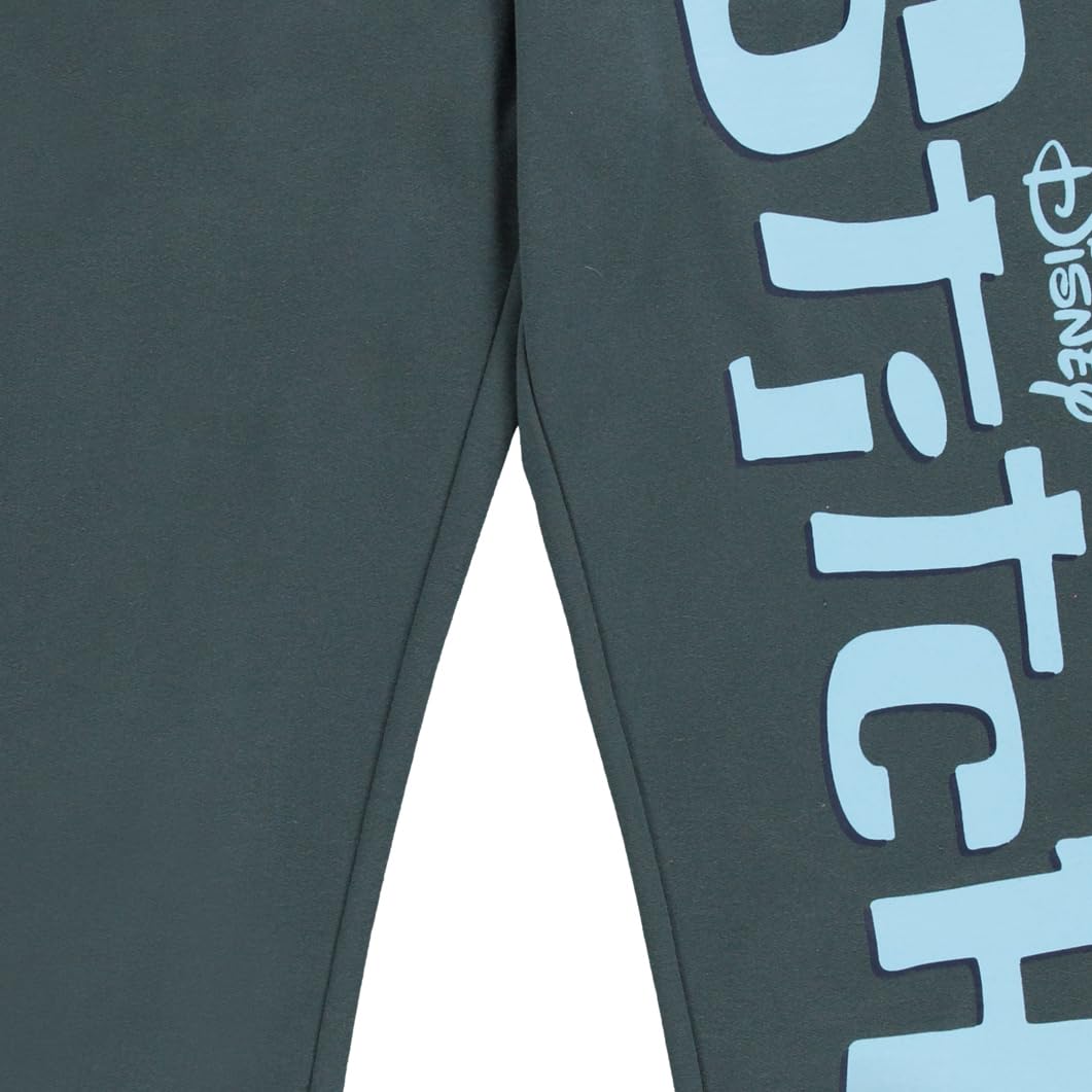 Disney Lilo & Stitch Women's Jogger Sweatpants - Athletic Varsity Style Lounge Pants with Multi Print for Casual Wear, Workout & Disney Fan Fashion