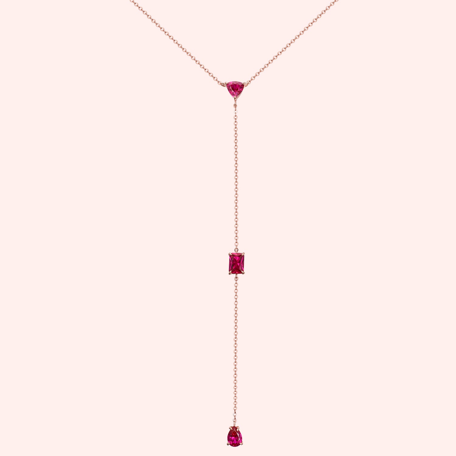 Elixir Necklace with Genuine Ruby Red Gemstone – Elegant Jewelry for Women, Perfect for Parties, Weddings & Special Occasions