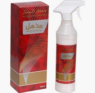 Premium Banafa Modhil Oud Scented Air Freshener (500ml / 16.9 Fl oz) - 6 Pack for Home, Office & Car - Long Lasting Fragrance for Indoor Spaces