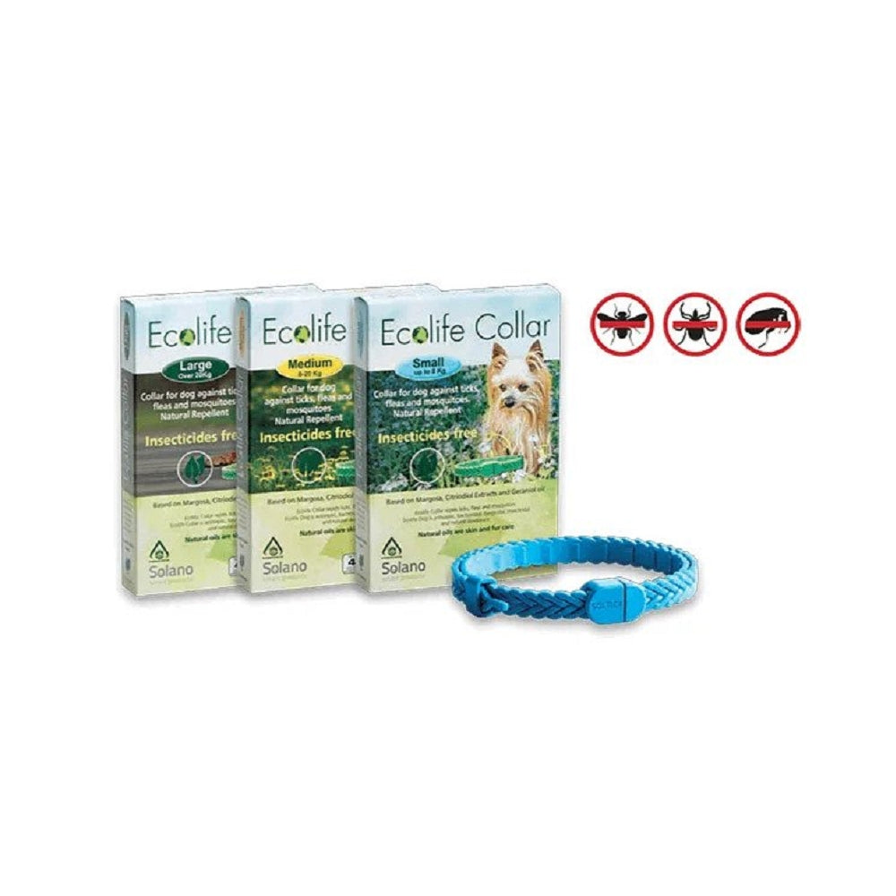Solano Ecolife Dog Collar - Adjustable, Durable & Eco-Friendly Pet Collar for Small to Large Dogs - Perfect for Walking, Training & Outdoor Adventures