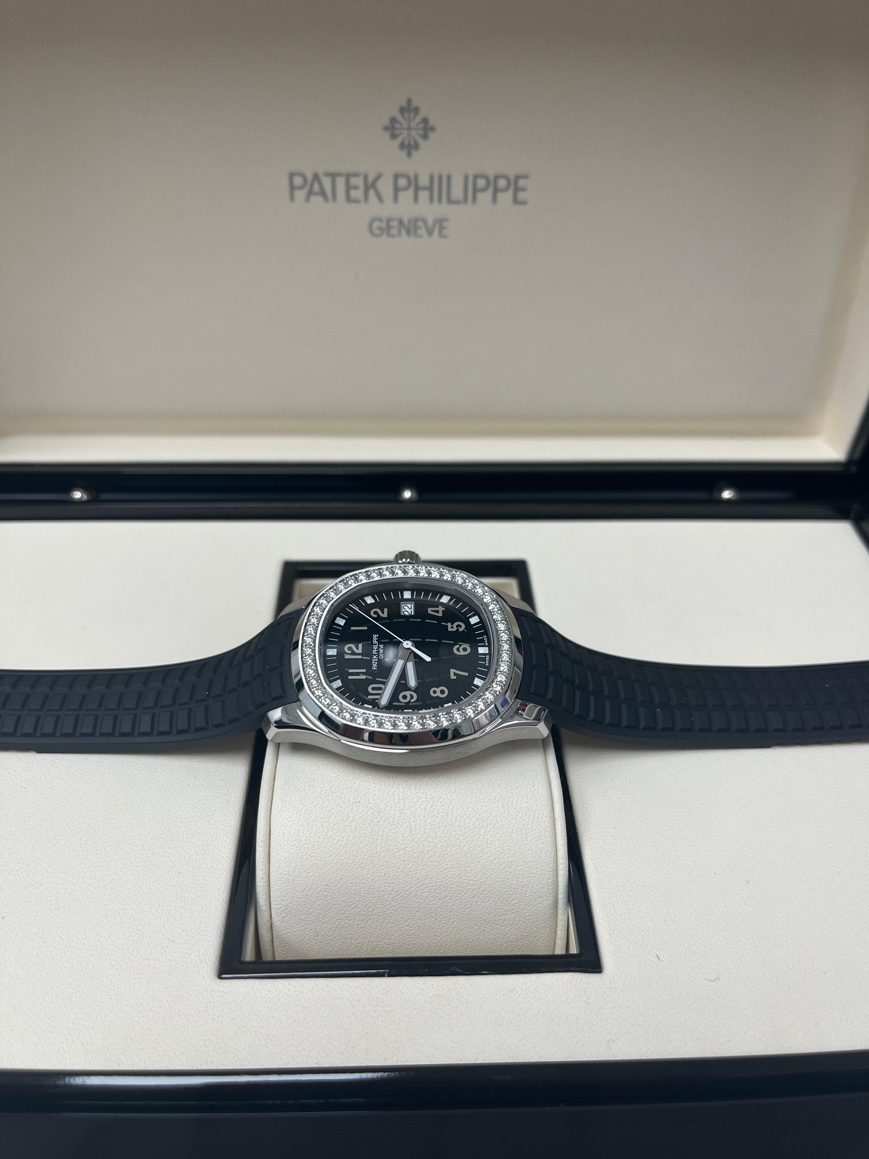 Patek Philippe Aquanaut Luce Black Diamond Dial Stainless Steel Watch Ref. 5267/200A-001 - Luxury Timepiece for Men, Business Meetings & Special Occasions