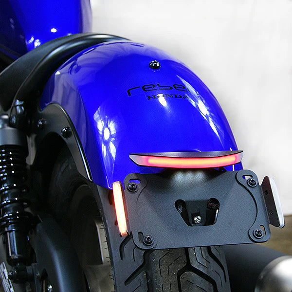 Honda Rebel 500 Fender Eliminator Kit for 2017-2023 Models - Rear Fender Delete, License Plate Relocator - Perfect for Motorcycle Customization & Clean Look Upgrades