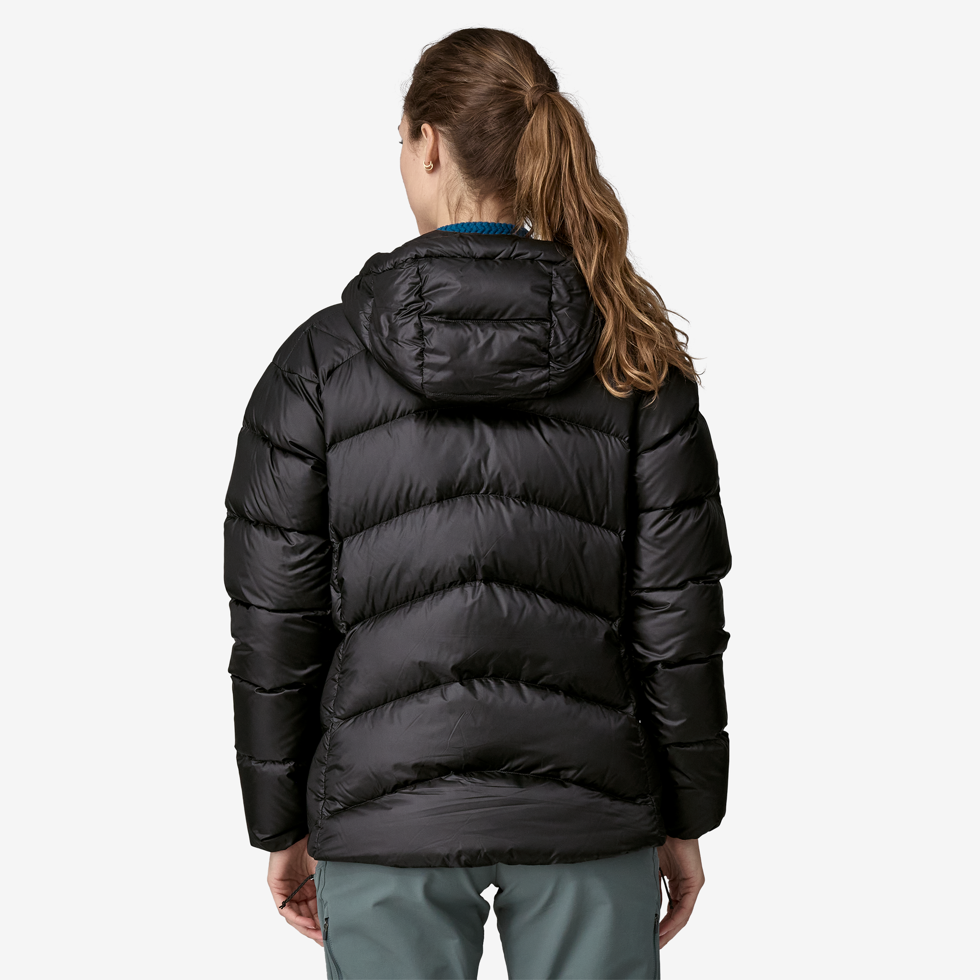 Women's Fitz Roy Down Hoody - Lightweight Warm Winter Jacket for Outdoor Hiking & Camping - Waterproof Windproof Puffer Coat for Cold Weather Adventures