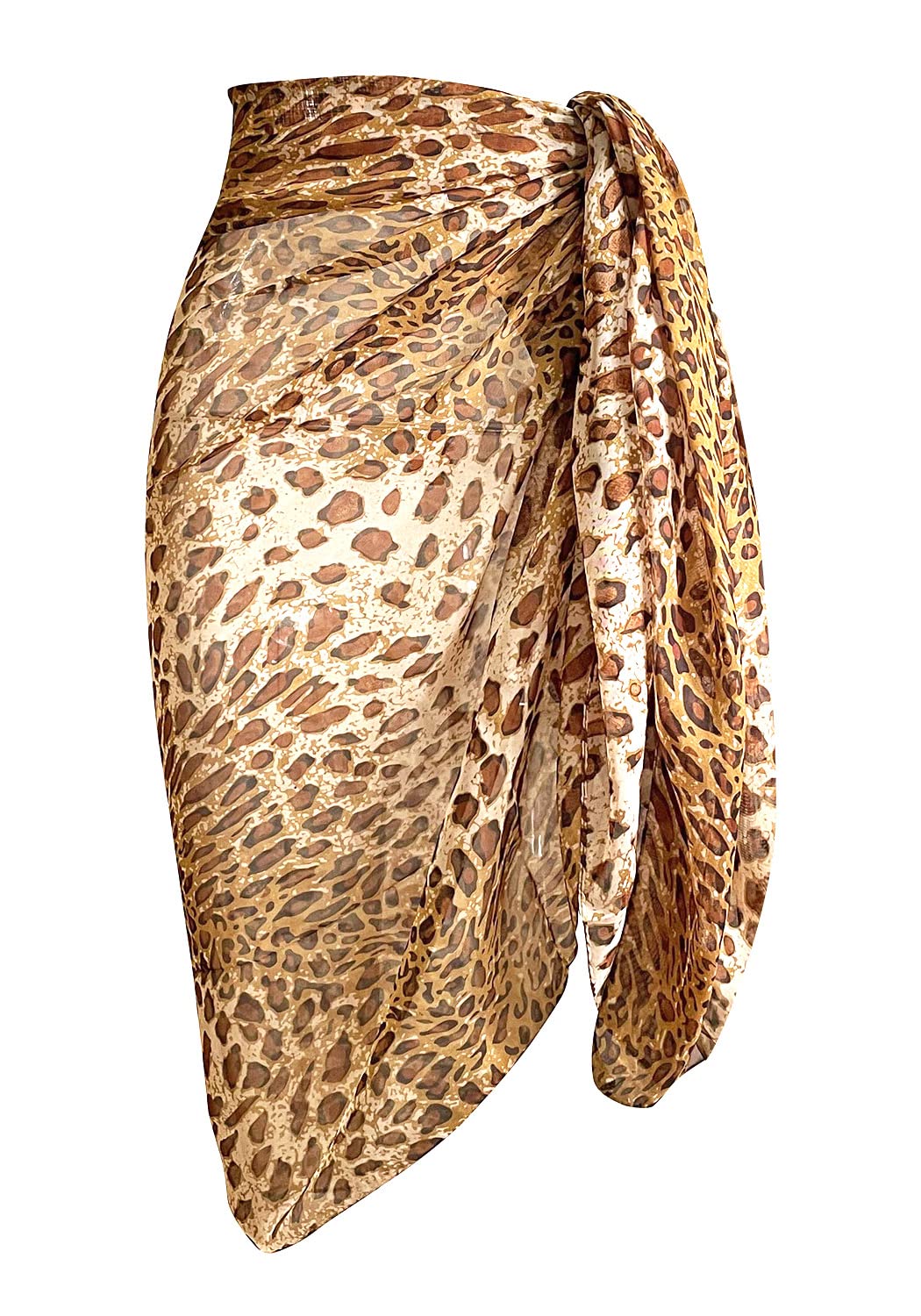 Stylish Women's Swimsuit Cover Up - Lightweight Chiffon Beach Sarong & Bikini Pareo Wrap for Summer Vacation | Perfect for Poolside, Beach Trips, and Tropical Getaways