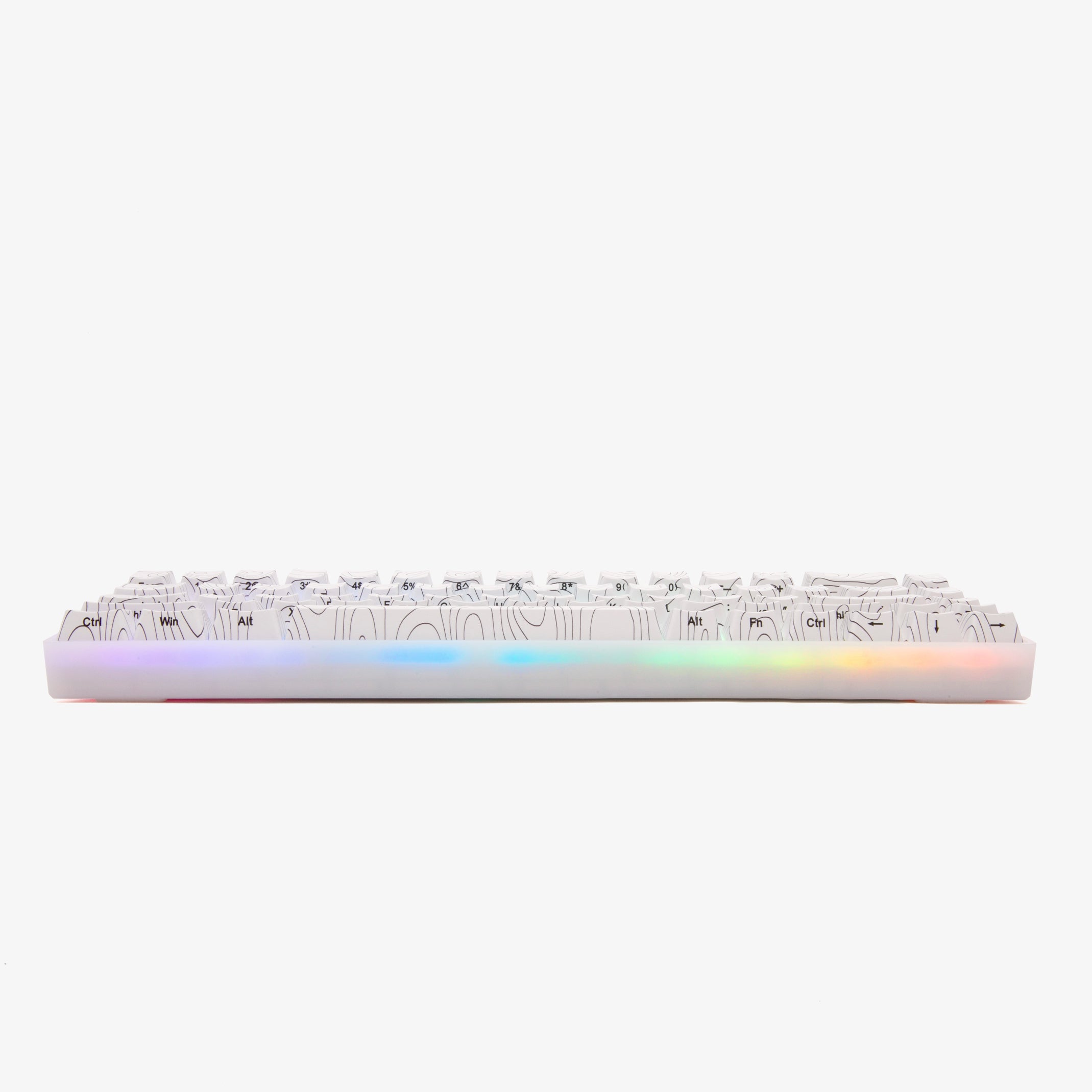 Higround Basecamp 65% Mechanical Gaming Keyboard - Snowstone White | Compact 65% Layout with RGB Backlighting | Perfect for Esports, Streaming & Office Work
