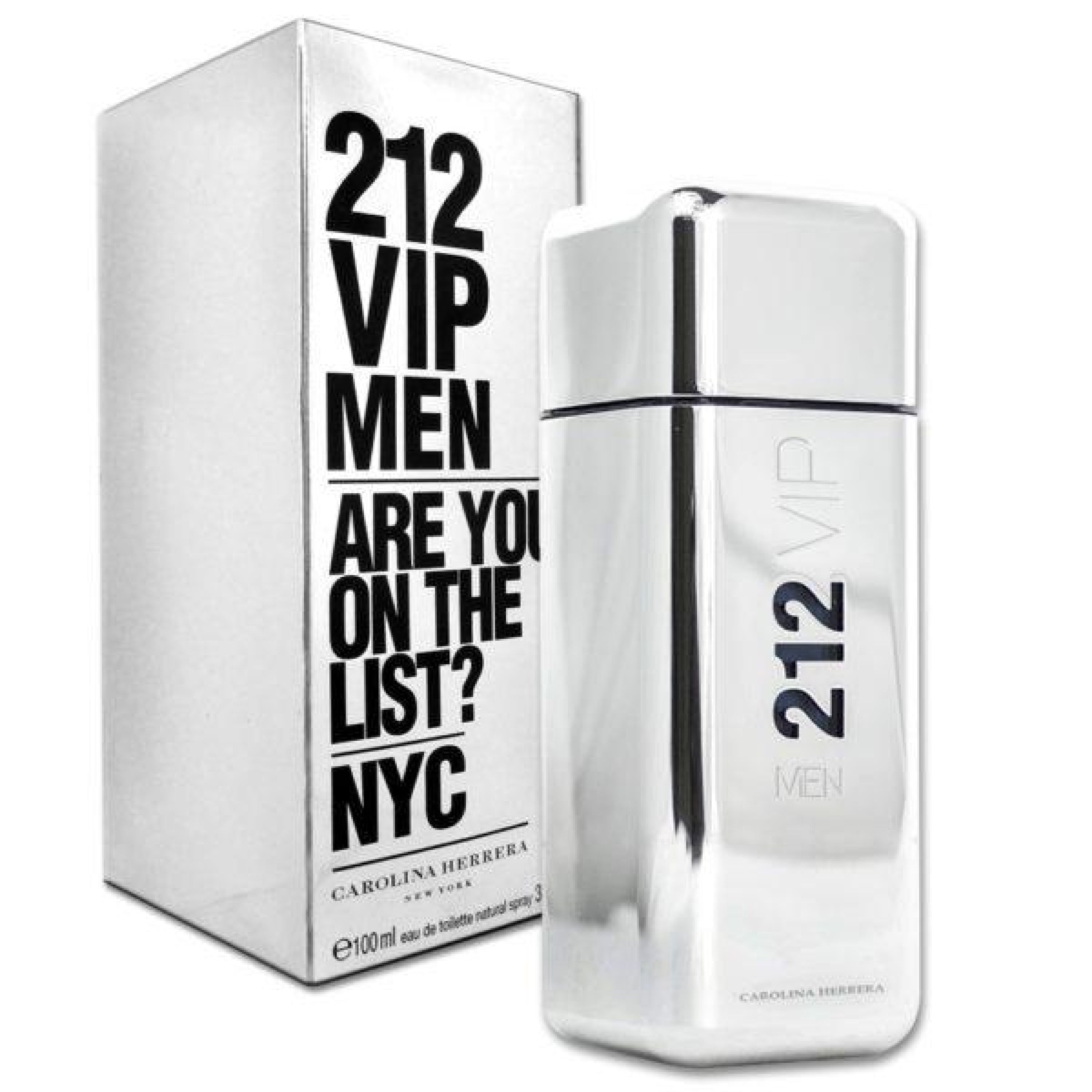 Carolina Herrera 212 VIP Men's Eau de Toilette Spray - Fresh Citrus & Woody Fragrance for Day & Night Wear, Work & Special Occasions