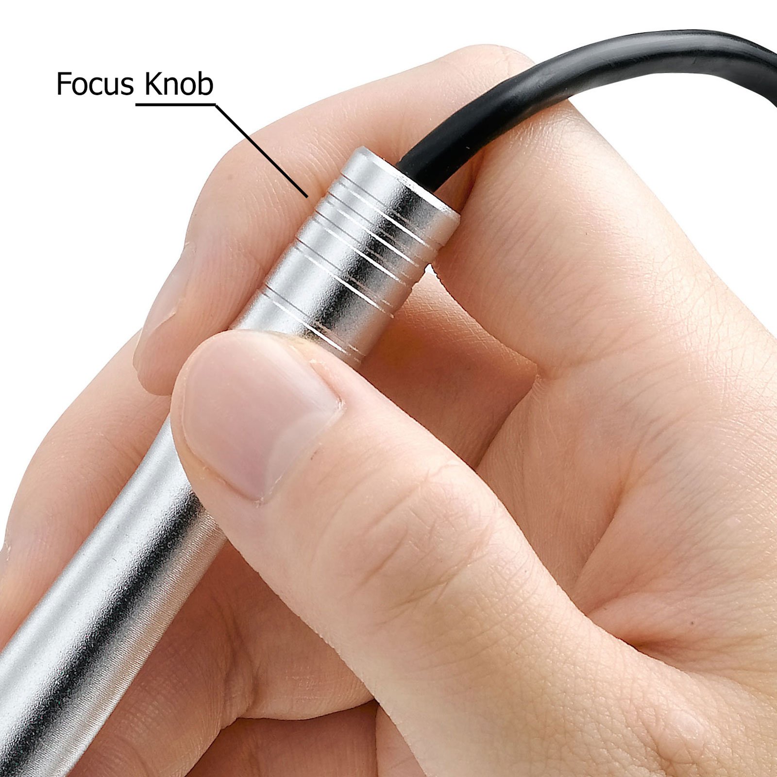 1-200X USB Digital Microscope with 11mm Lens - Handheld Magnifier for Coin Stamps Jewelry Inspection, Includes Tripod & Health Kit for Home Lab School Use