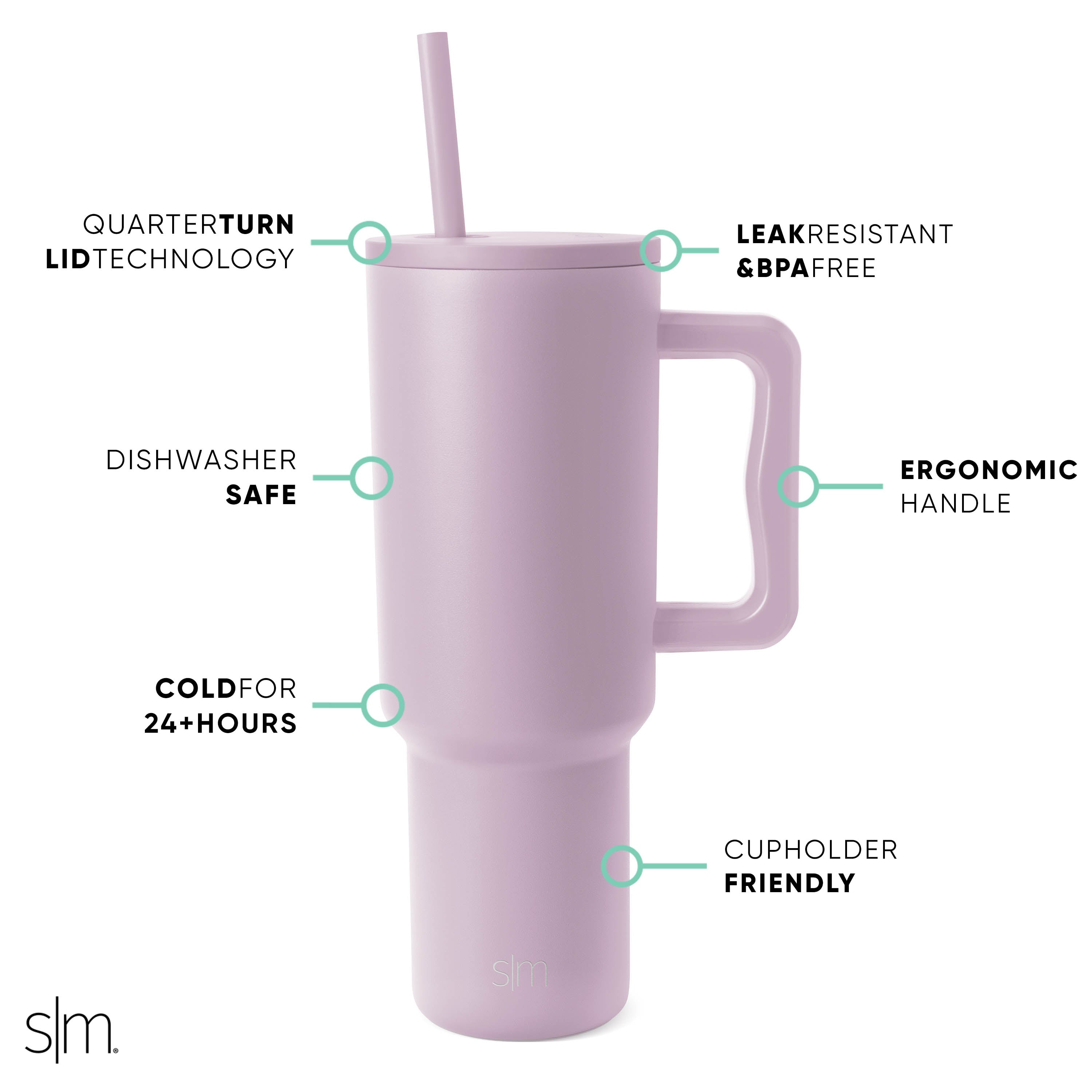 Premium Trek Tumbler 10 - 20oz Insulated Stainless Steel Water Bottle with Leakproof Lid - Keeps Drinks Hot/Cold for 24 Hours - Perfect for Hiking, Camping & Outdoor Adventures
