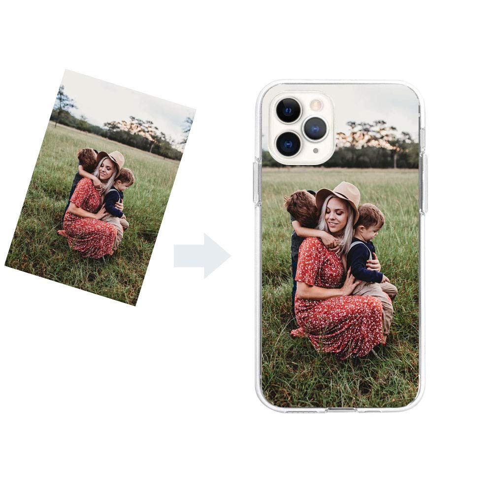 Custom Photo iPhone 11 Series Phone Case - Personalized for iPhone 11/11 Pro/11 Pro Max - Upload Your Own Design - Durable Protective Cover - Perfect for Gifts, Travel & Everyday Use