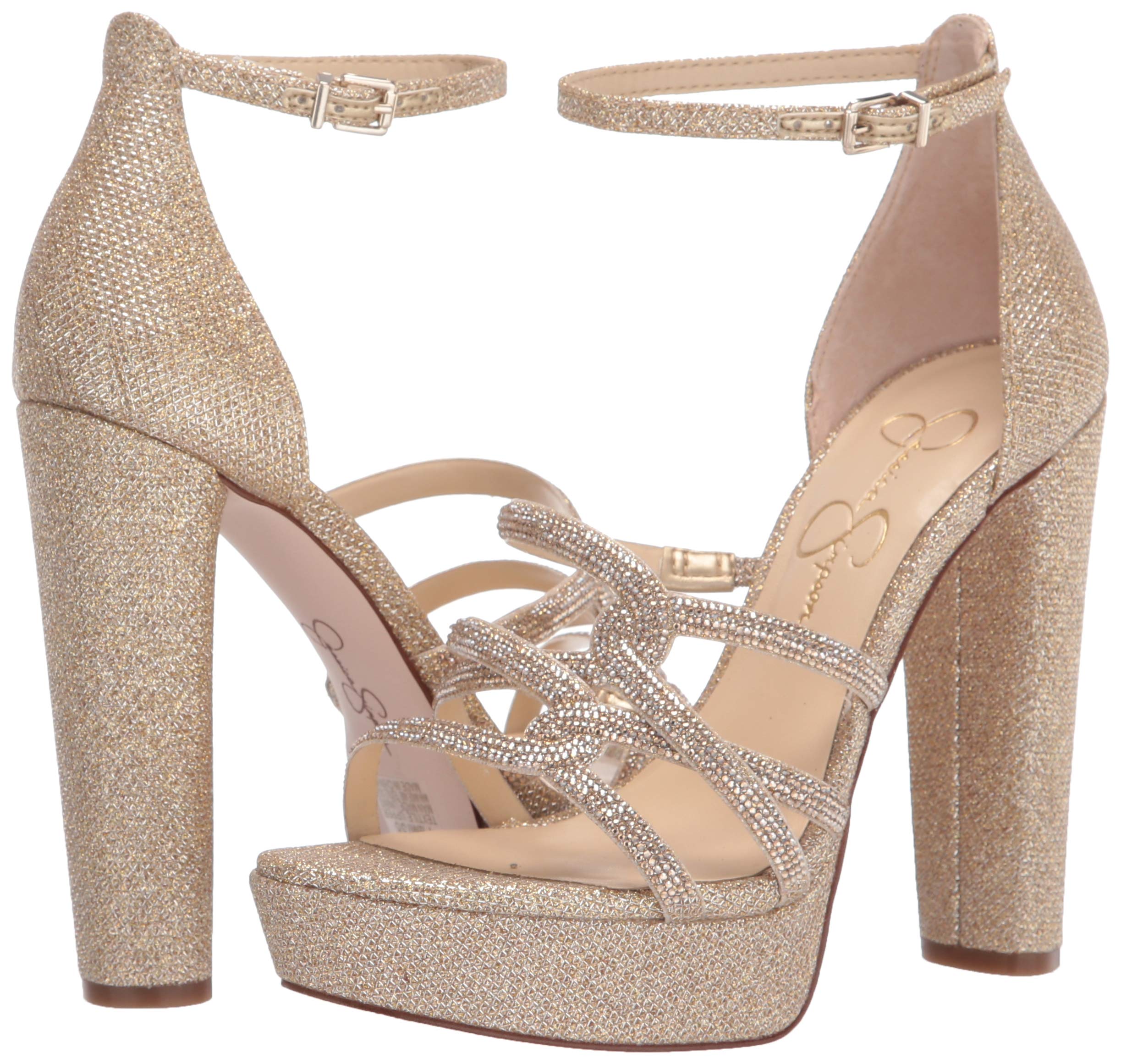 Jessica Simpson Women's Ivee Platform Sandals - Comfortable High Heel Shoes for Women, Fashionable Summer Beach Wedding Party Dressy Outfits | Perfect for Casual Wear, Date Nights & Special Occasions