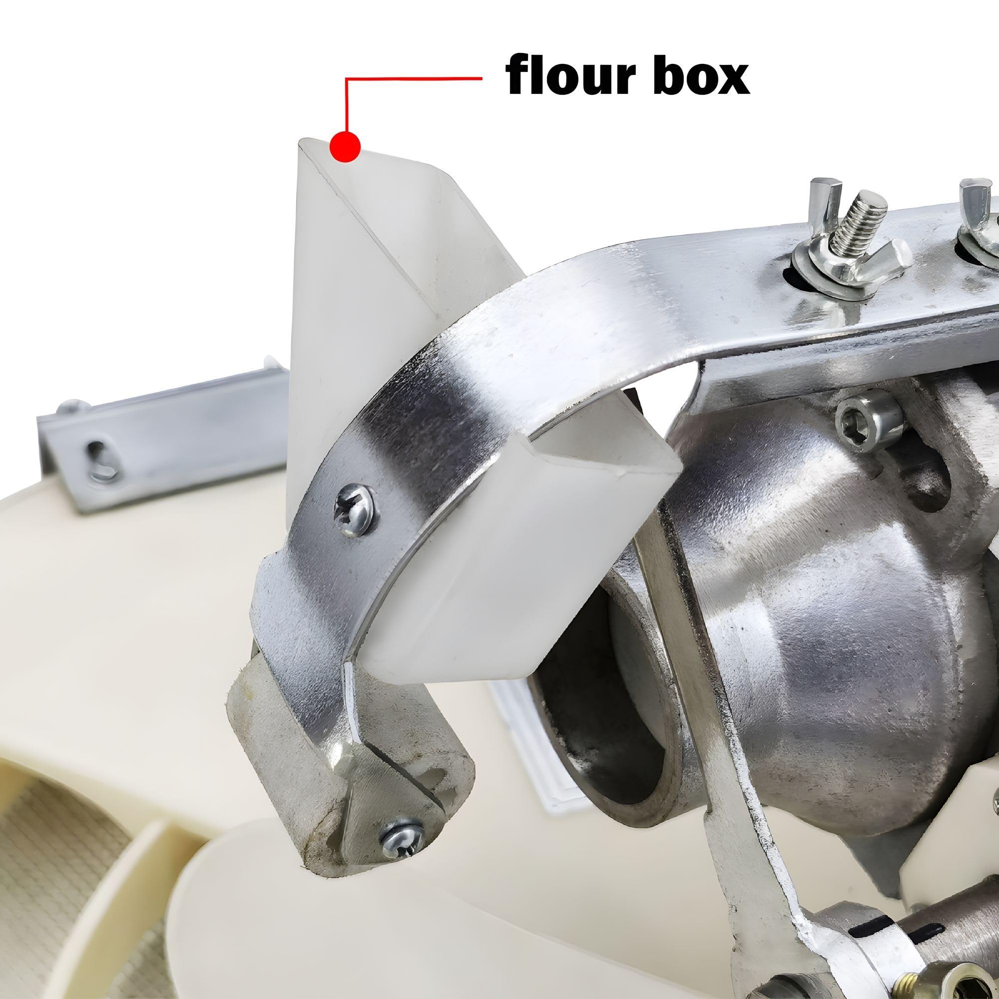 110V 1500W Stainless Steel Dough Divider & Rounding Machine | Commercial Steamed Bun Maker | 3.70oz-5.47oz (105g-155g) | Perfect for Bakery, Restaurant & Home Kitchen Use